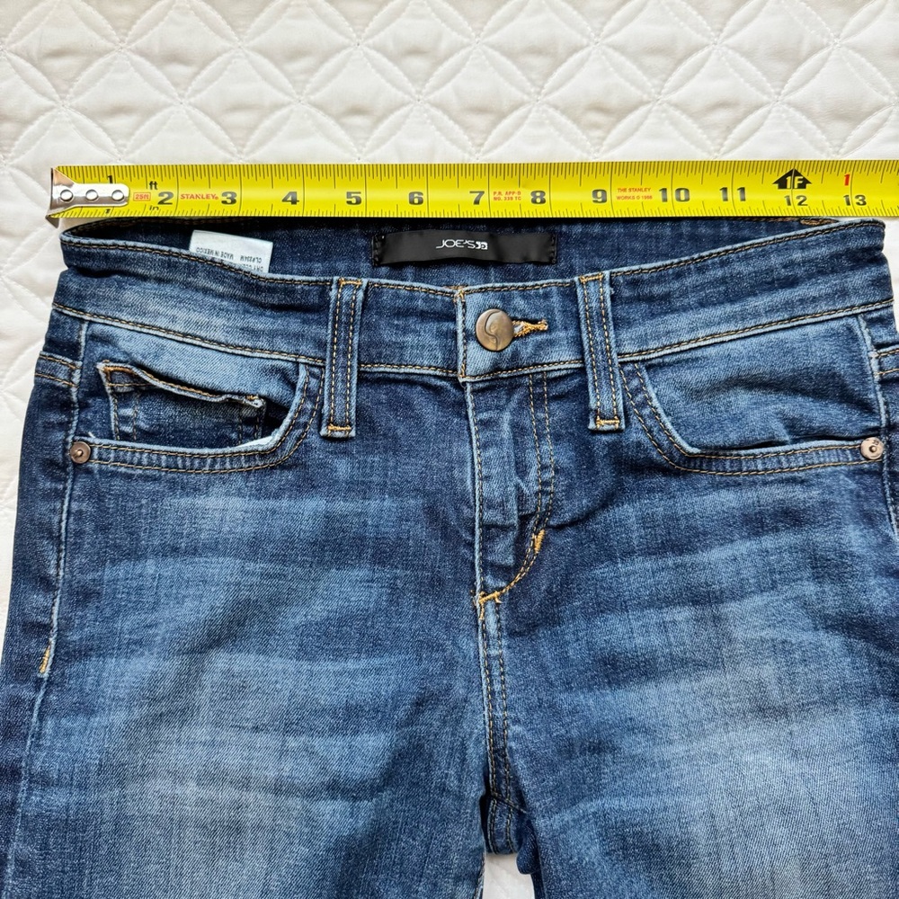Joe’s Jeans Women's Mardi Straight Ankle Dark Faded Blue Denim Jeans Size 25 - Picture 7 of 12